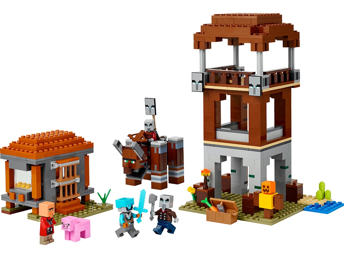 LEGO Minecraft plyndrervakttårn og vildtjur 21278 LEGO