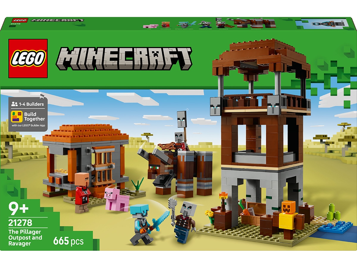 LEGO Minecraft plyndrervakttårn og vildtjur 21278 LEGO