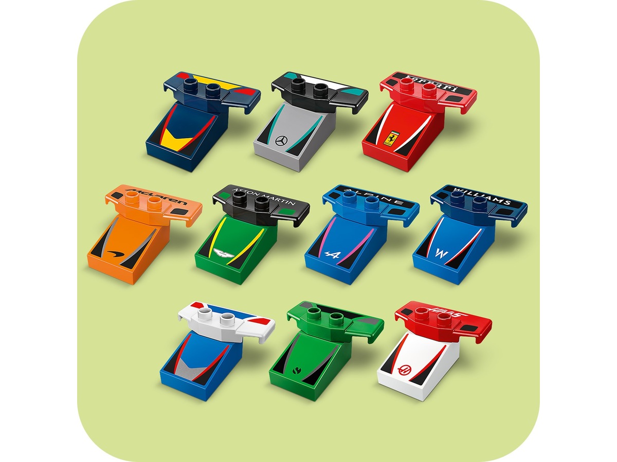 LEGO DUPLO Town F1 Team med racerbiler og sjåfører 10445 LEGO
