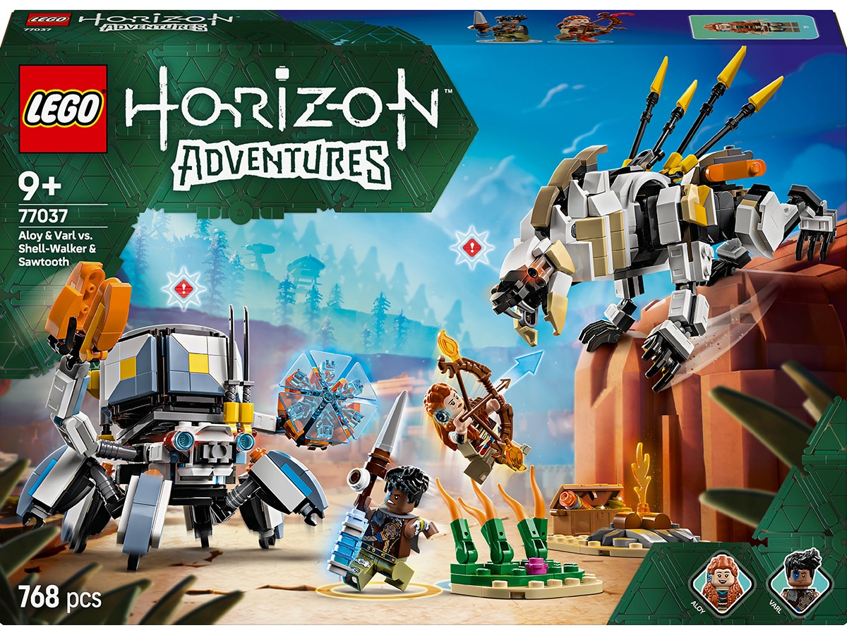 LEGO Horizon Aloy og Varl mot Sköldkryp og Sågtand 77037 LEGO