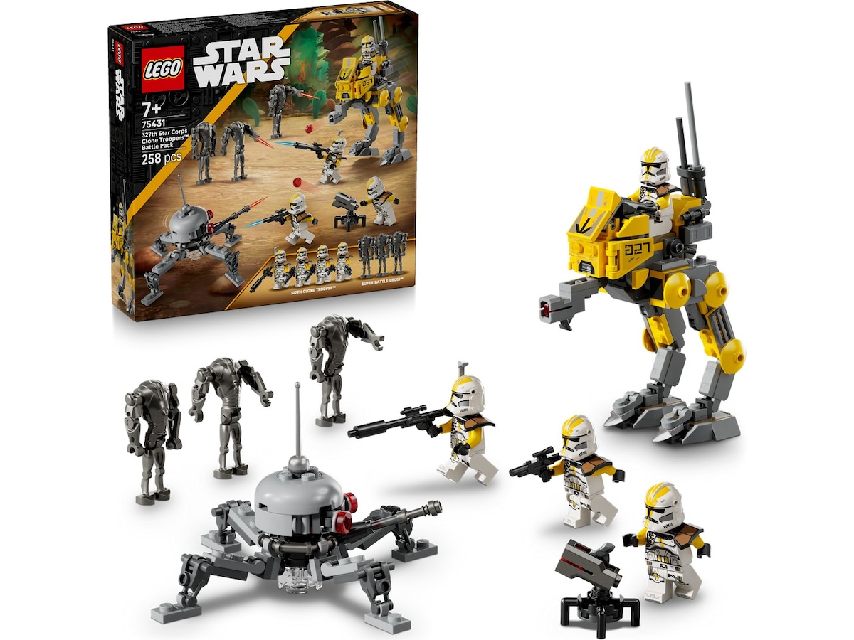 LEGO Star Wars 327th Star Corps klonesoldater kampsett 75431 LEGO