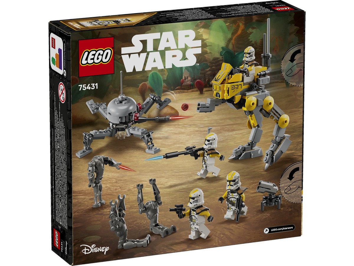 LEGO Star Wars 327th Star Corps klonesoldater kampsett 75431 LEGO