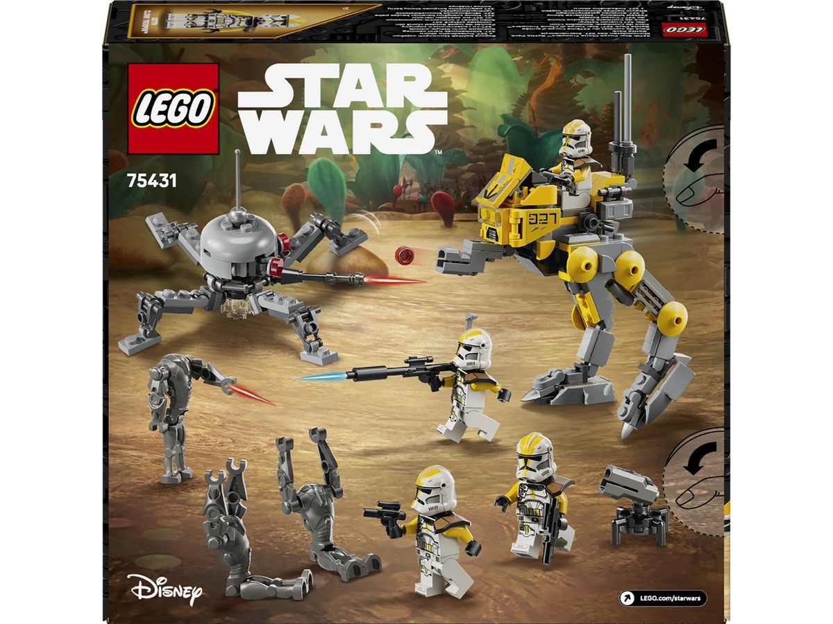 LEGO Star Wars 327th Star Corps klonesoldater kampsett 75431 LEGO