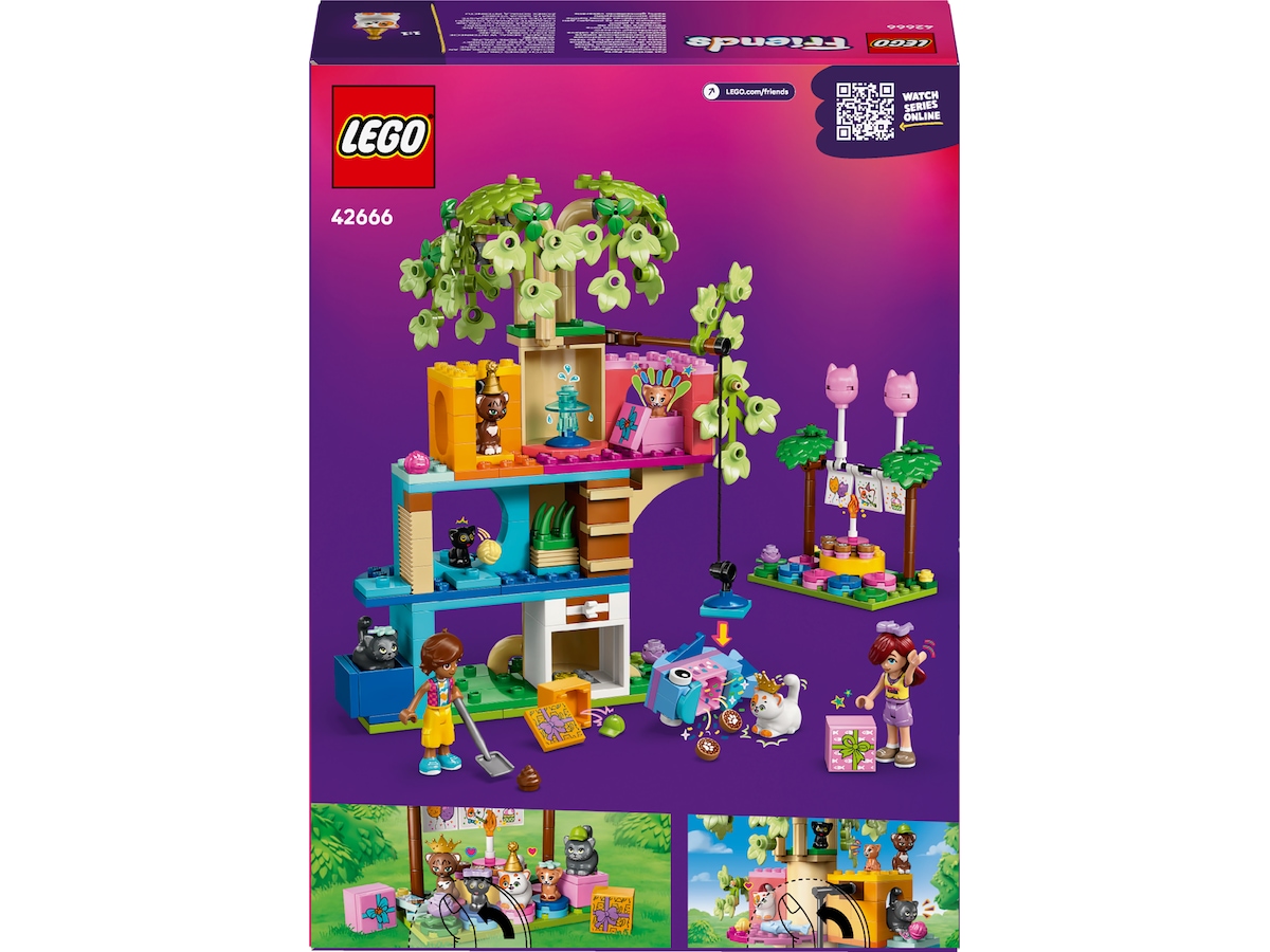 LEGO Friends kattefest og trehytte 42666 LEGO