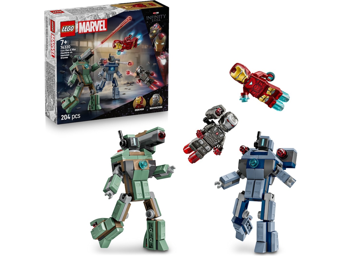 LEGO Super Heroes Iron Man og War Machine mot Hammer-droner 76320 LEGO