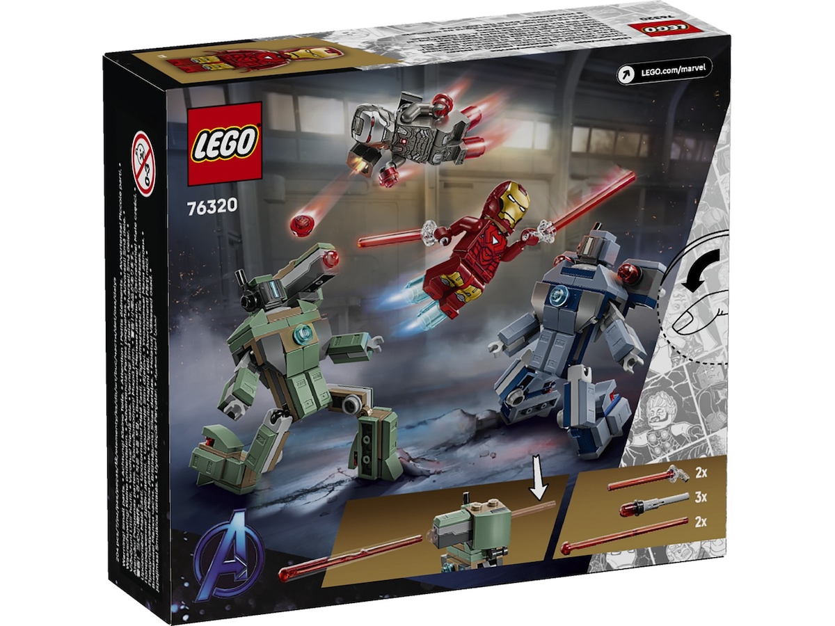 LEGO Super Heroes Iron Man og War Machine mot Hammer-droner 76320 LEGO