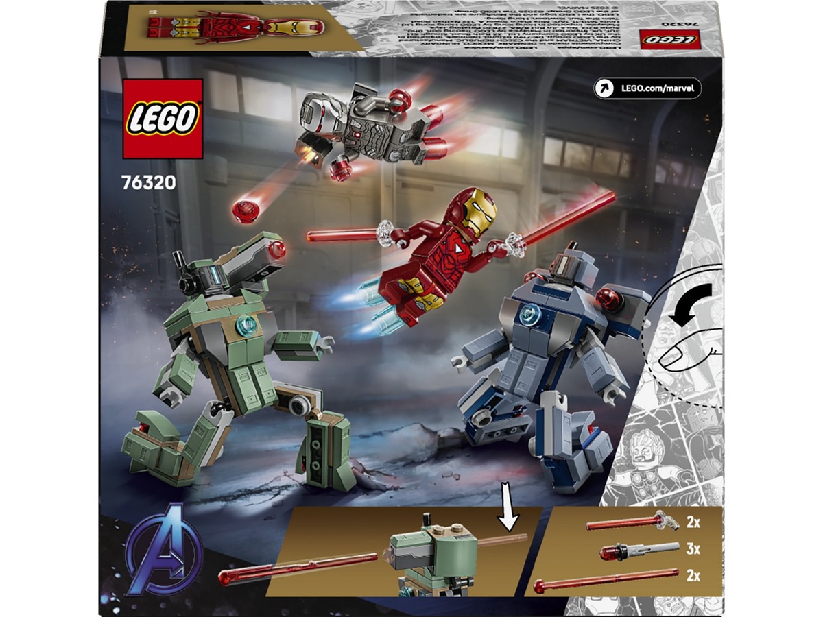 LEGO Super Heroes Iron Man og War Machine mot Hammer-droner 76320 LEGO