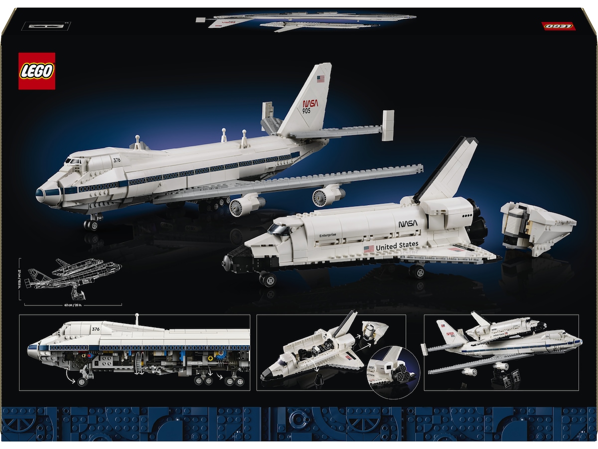 LEGO Icons Shuttle Carrier Aircraft 10360 LEGO