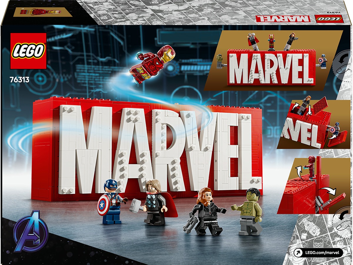 LEGO Super Heroes MARVEL logo og minifigurer 76313 LEGO
