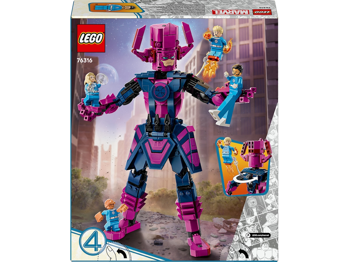 LEGO Super Heroes Fantastic Four mot Galactus – byggfigur 76316 LEGO