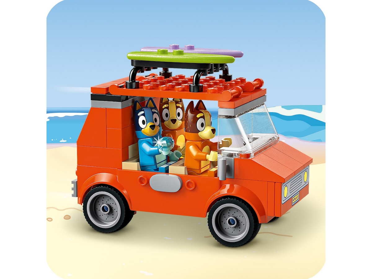 LEGO Bluey Bluey og familiens biltur til stranden 11202 LEGO