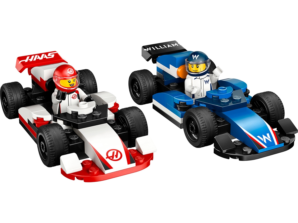 LEGO City F1 Williams Racing & Haas F1 racerbiler 60464 LEGO