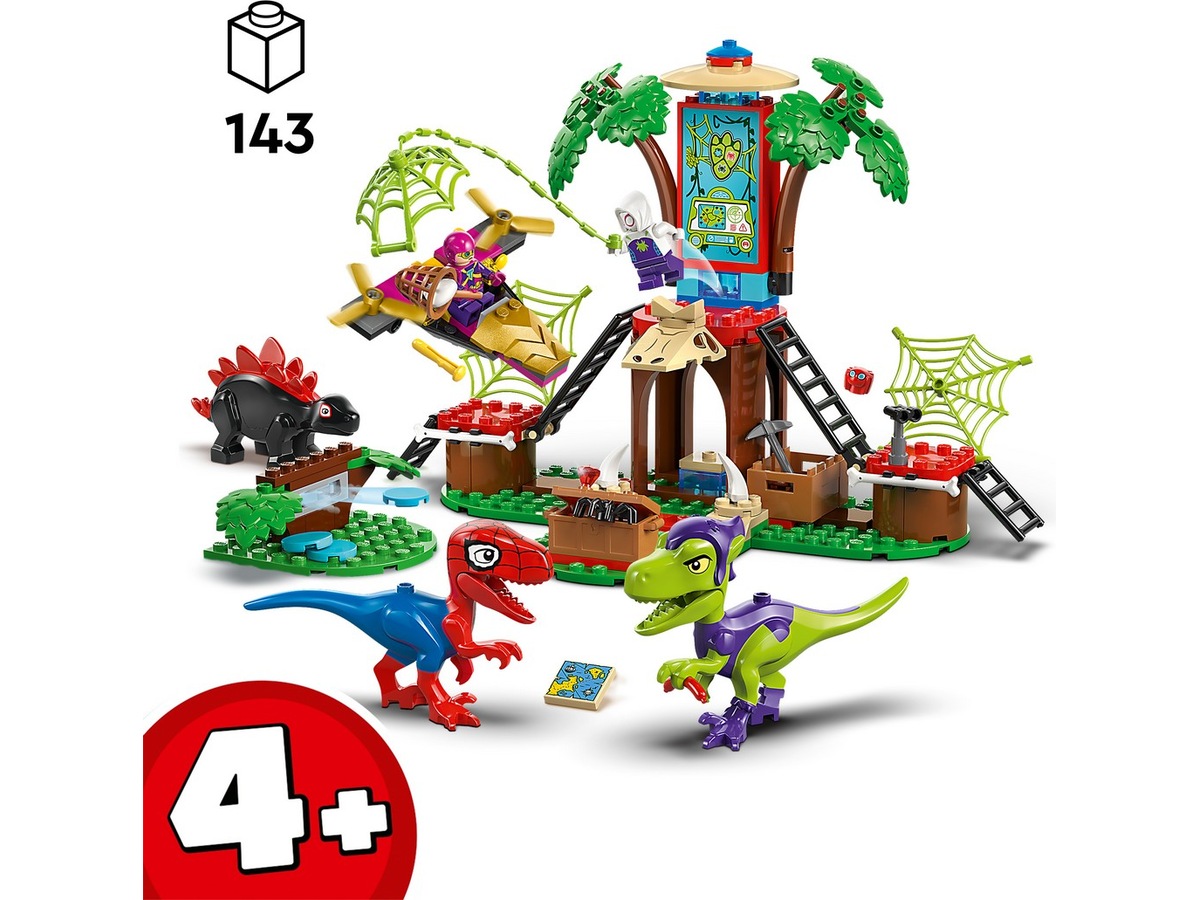 LEGO Spidey og Gobbys raptorkamp ved hovedkvarteret i treet 11200 LEGO