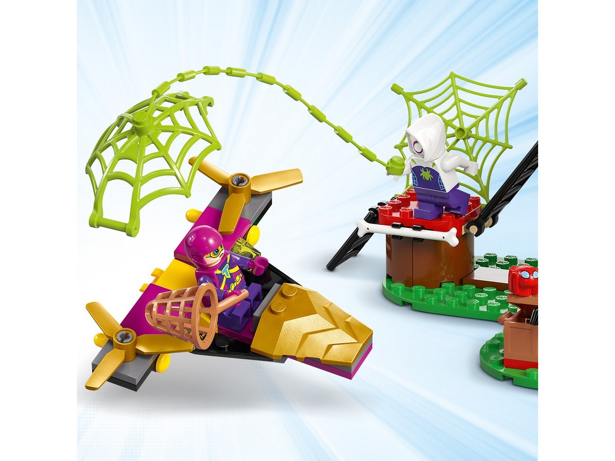 LEGO Spidey og Gobbys raptorkamp ved hovedkvarteret i treet 11200 LEGO