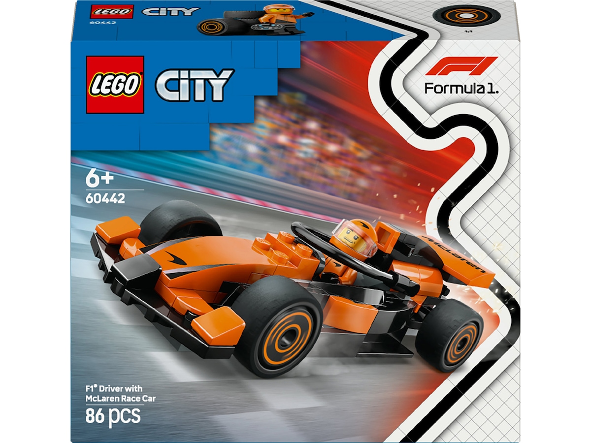 LEGO City F1 fører med McLaren racerbil 60442 LEGO