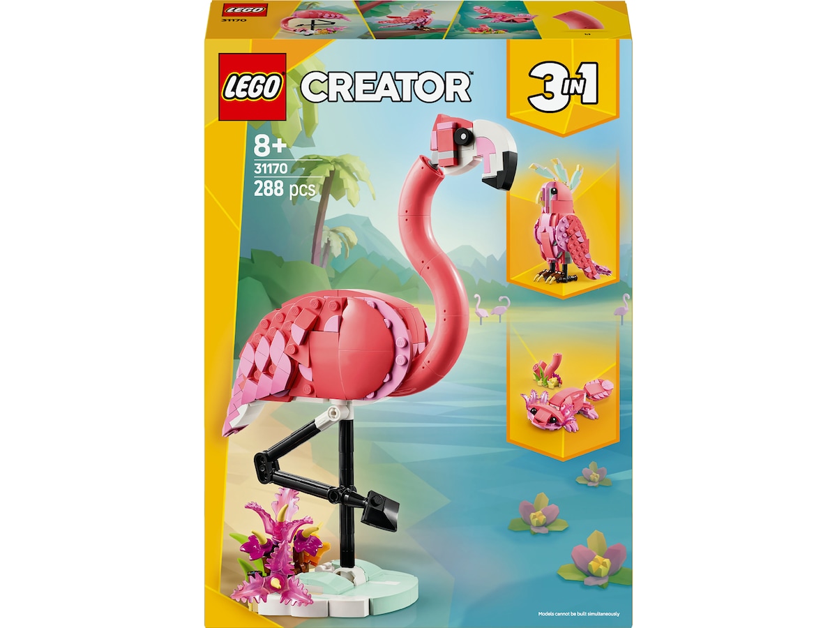 LEGO Creator 31170 ville dyr: flamingo (rosa) LEGO