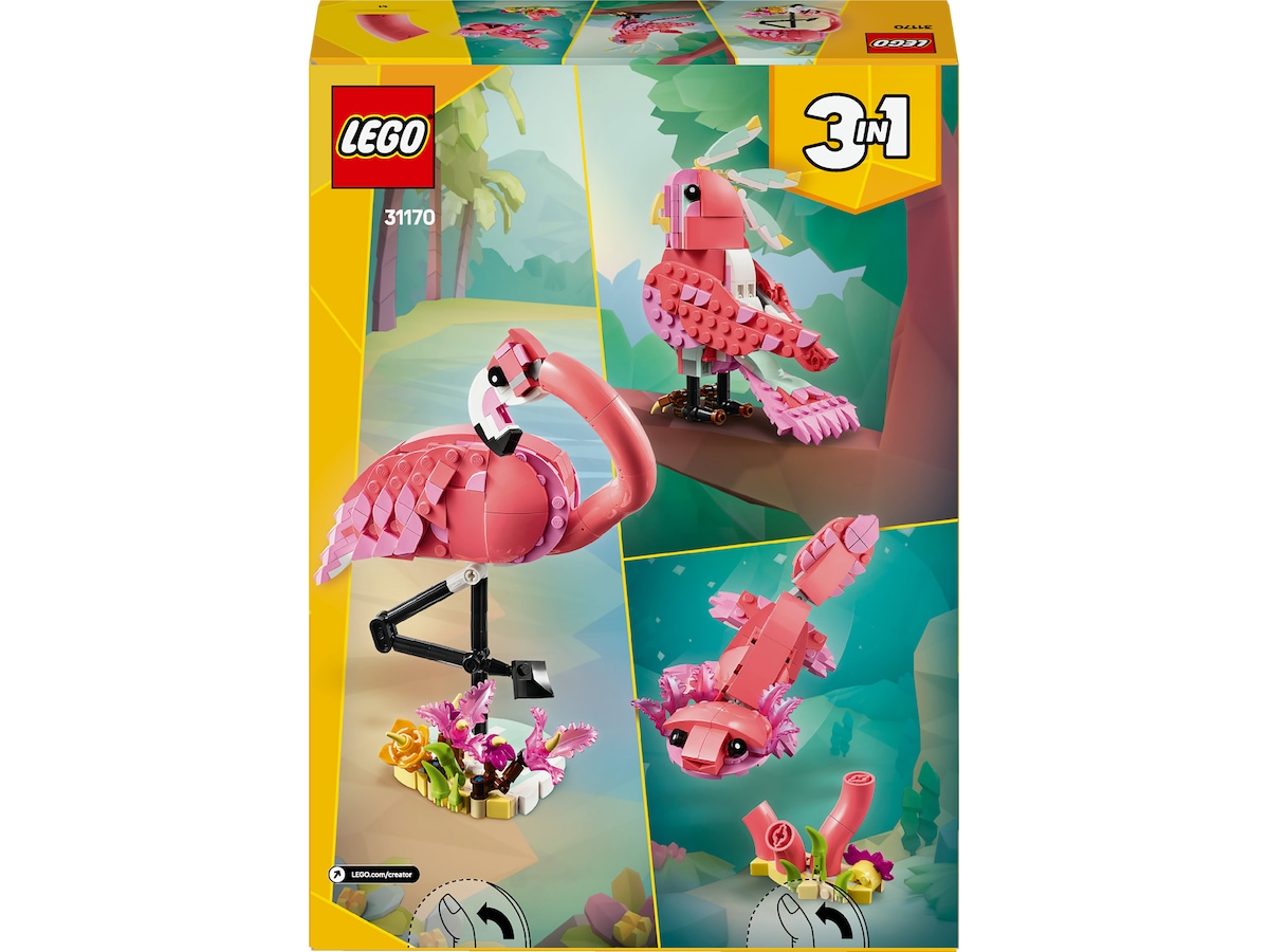 LEGO Creator 31170 ville dyr: flamingo (rosa) LEGO