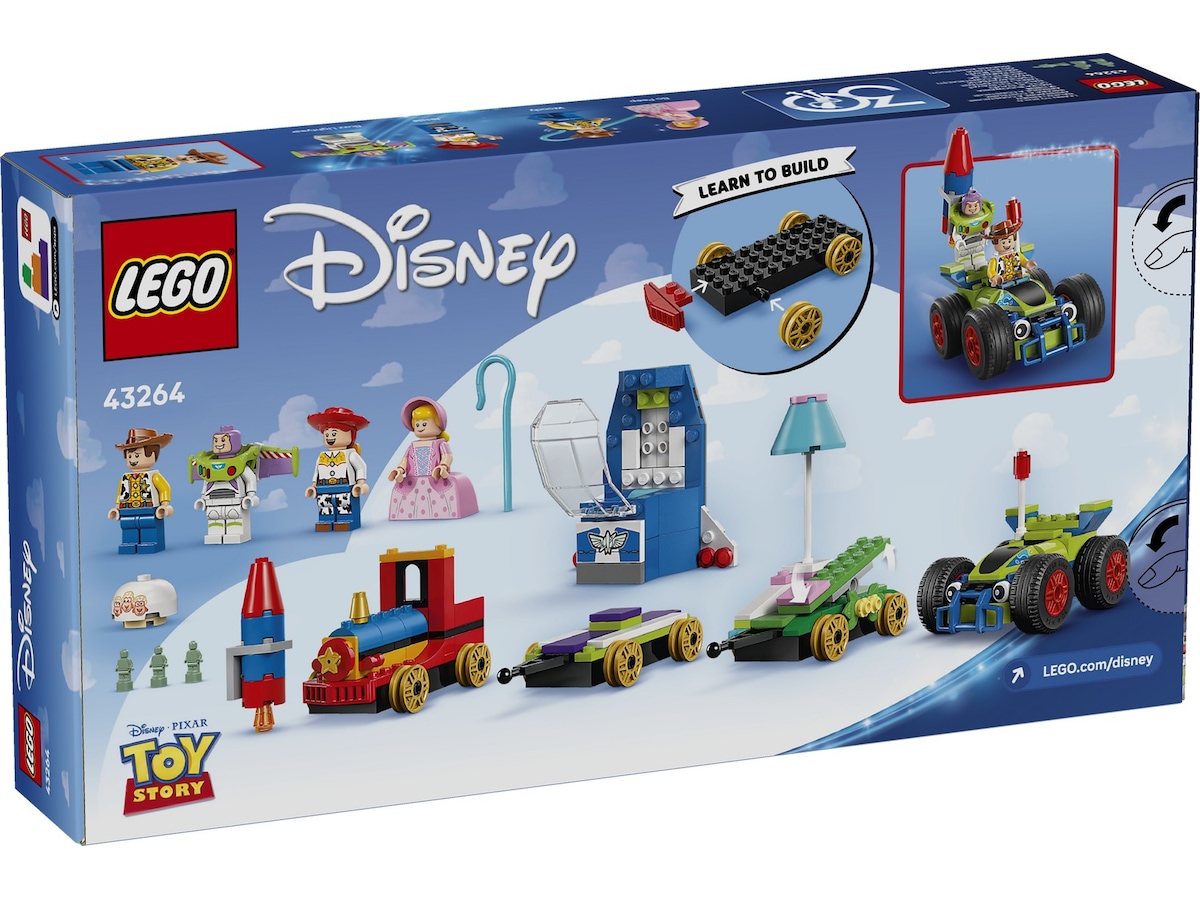 LEGO Disney Pixar festtog og fjernstyrt bil fra Toy Story 43264 LEGO