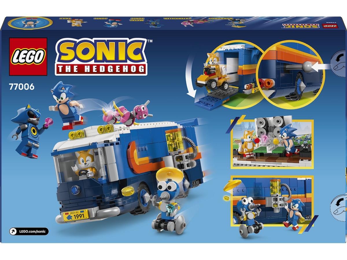 LEGO Sonic Team Sonics kommandotrailer 77006 LEGO