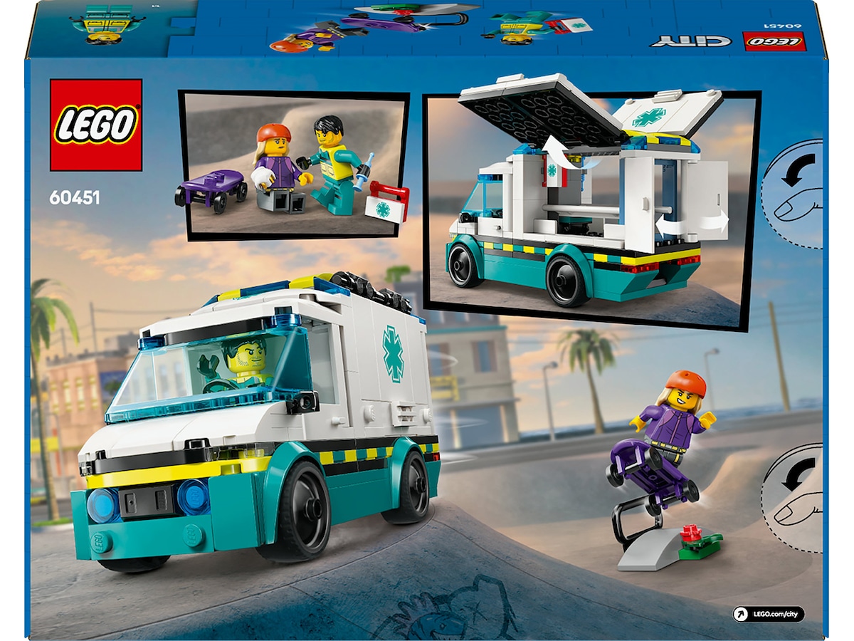 LEGO City Great Vehicles akuttambulanse 60451 LEGO