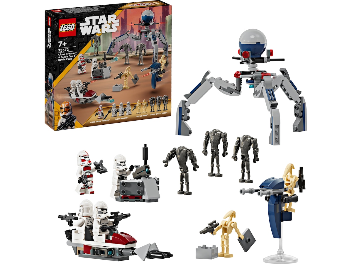 LEGO Star Wars klonesoldat og kampdroide kampsett 75372 LEGO
