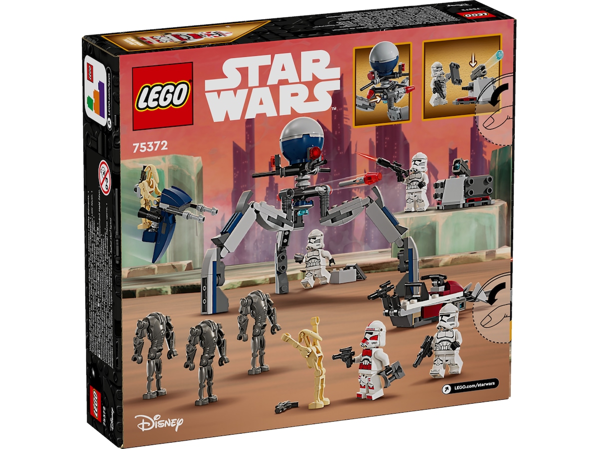 LEGO Star Wars klonesoldat og kampdroide kampsett 75372 LEGO