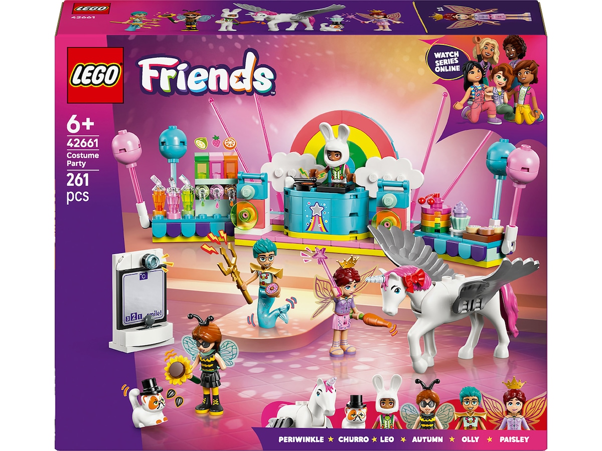 LEGO Friends maskeradefest med enhjørning og fe 42661 LEGO