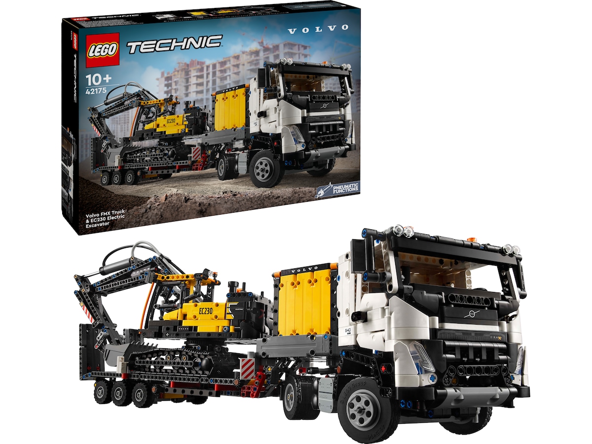 LEGO Technic Volvo FMX lastebil & EC230 elektrisk gravemaskin 42175 LEGO