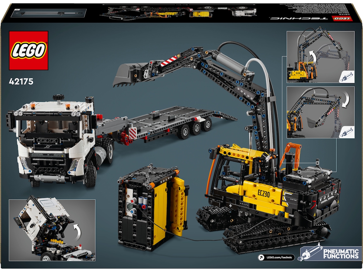 LEGO Technic Volvo FMX lastebil & EC230 elektrisk gravemaskin 42175 LEGO