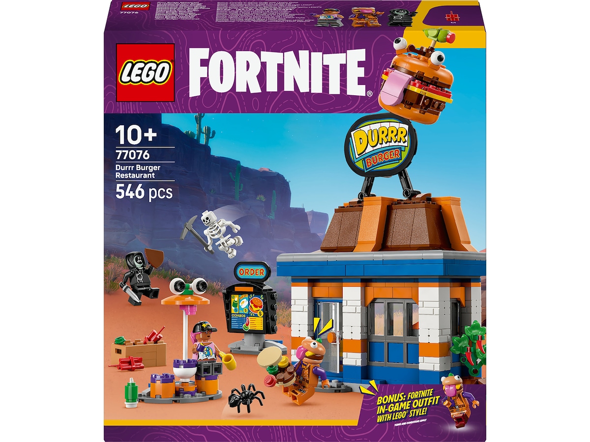LEGO Fortnite Durrr Burgers restaurant 77076 LEGO