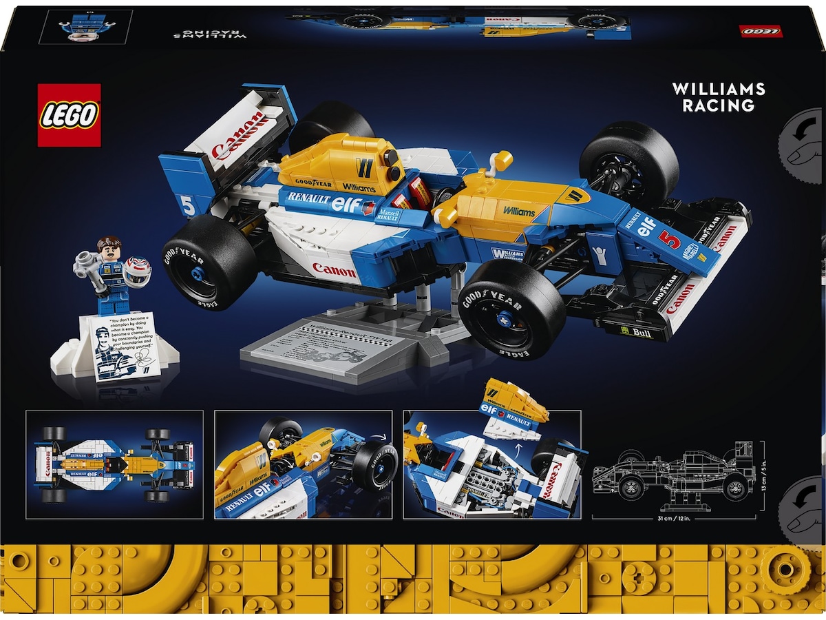 LEGO Icons Williams Racing FW14B & Nigel Mansell 10353 LEGO