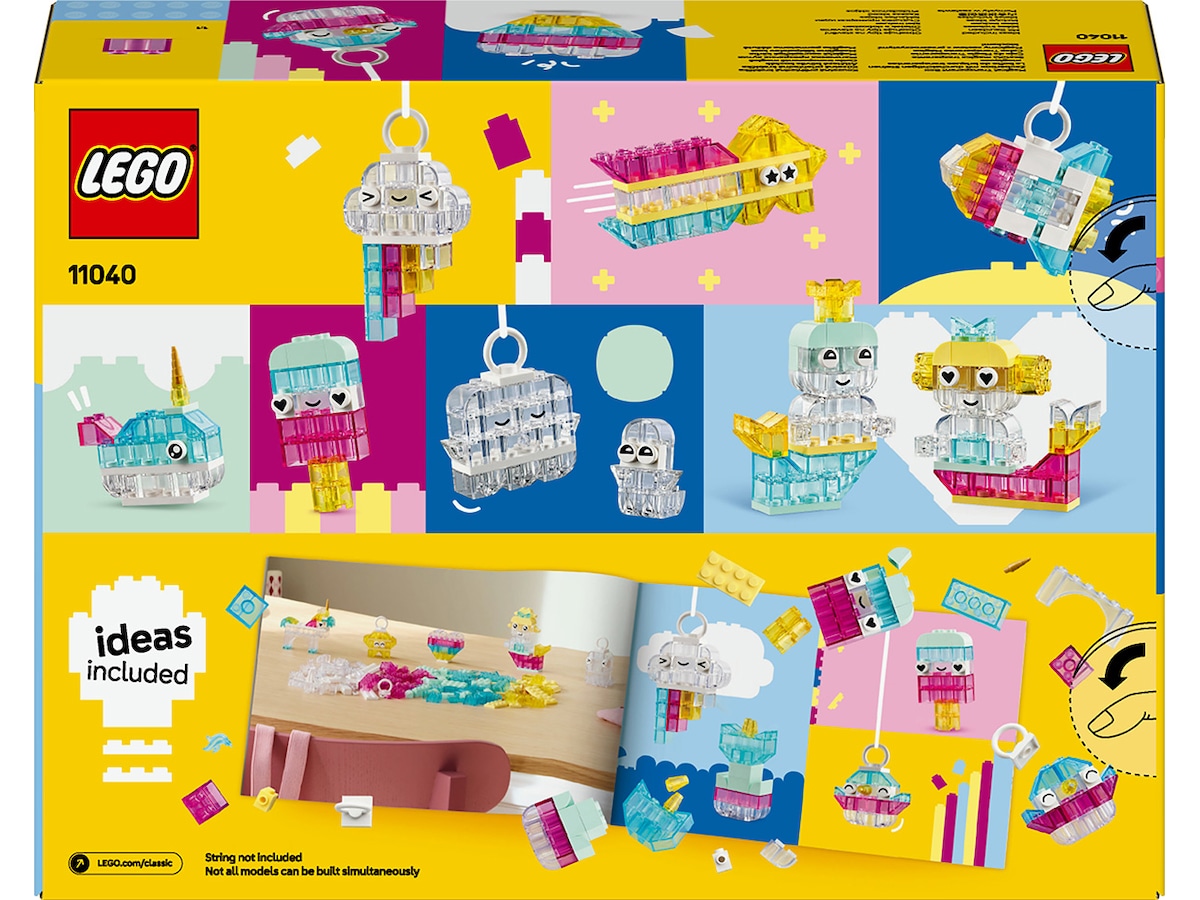 LEGO Classic magisk gjennomsiktig boks 11040 LEGO
