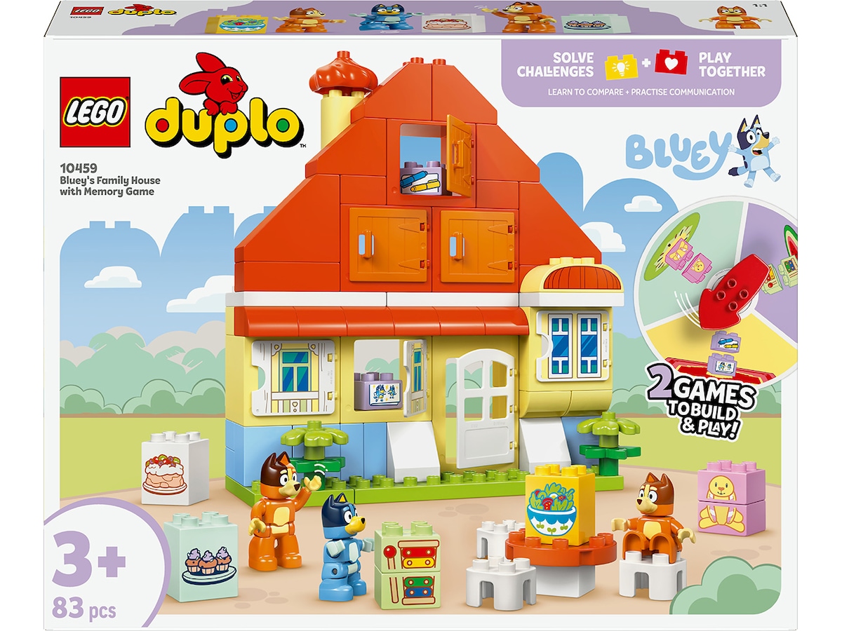 LEGO DUPLO Bluey Blueys hus med memoryspill 10459 LEGO