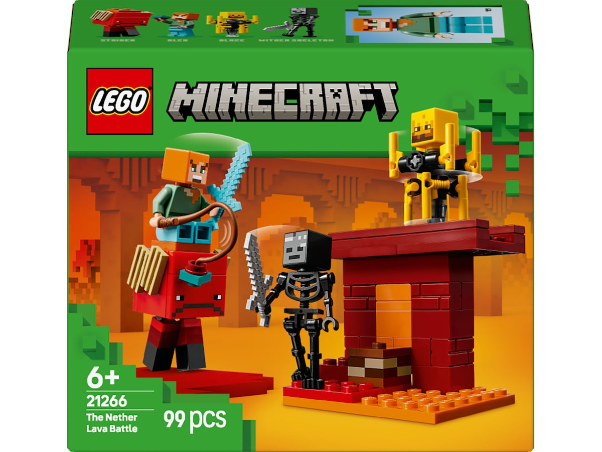 LEGO Minecraft lavastriden i Nether 21266 LEGO