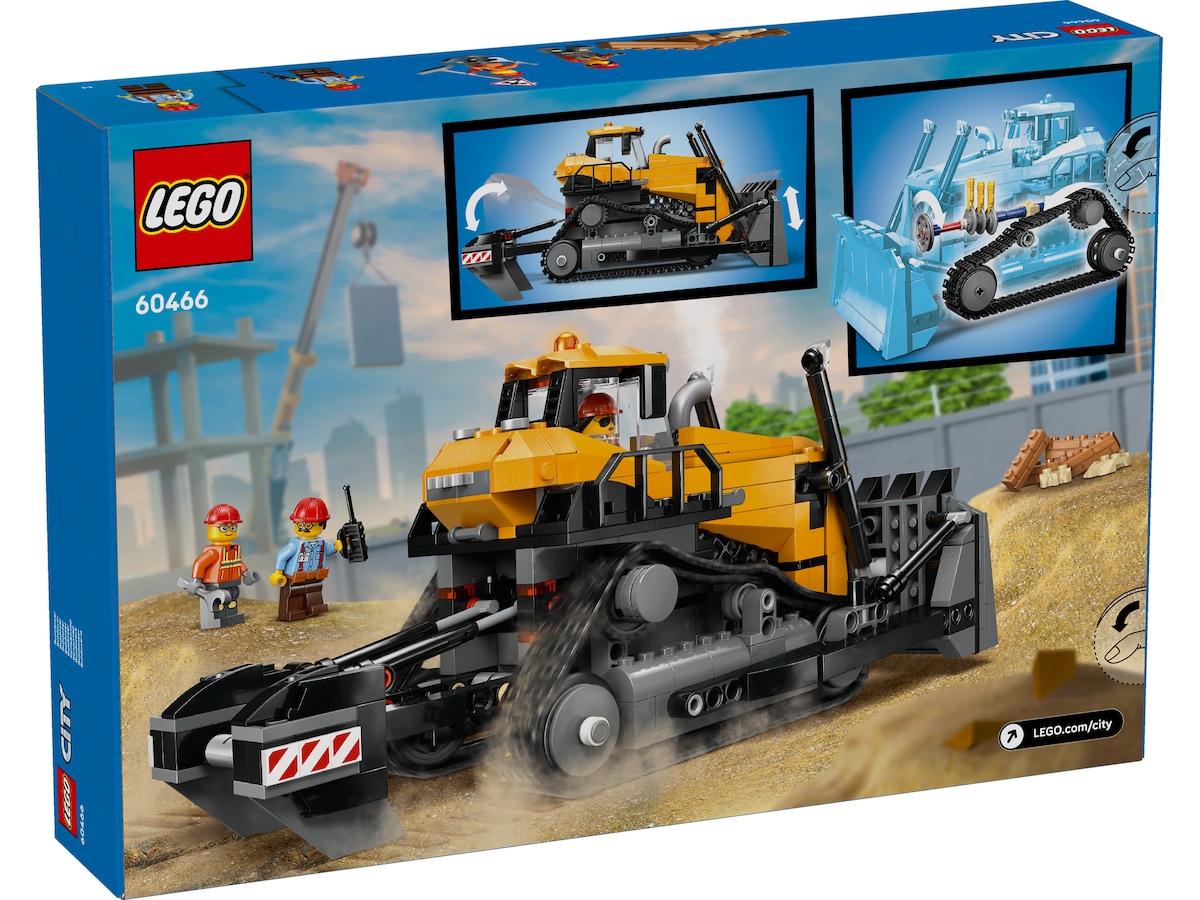 LEGO City bulldoser 60466 (gul) LEGO