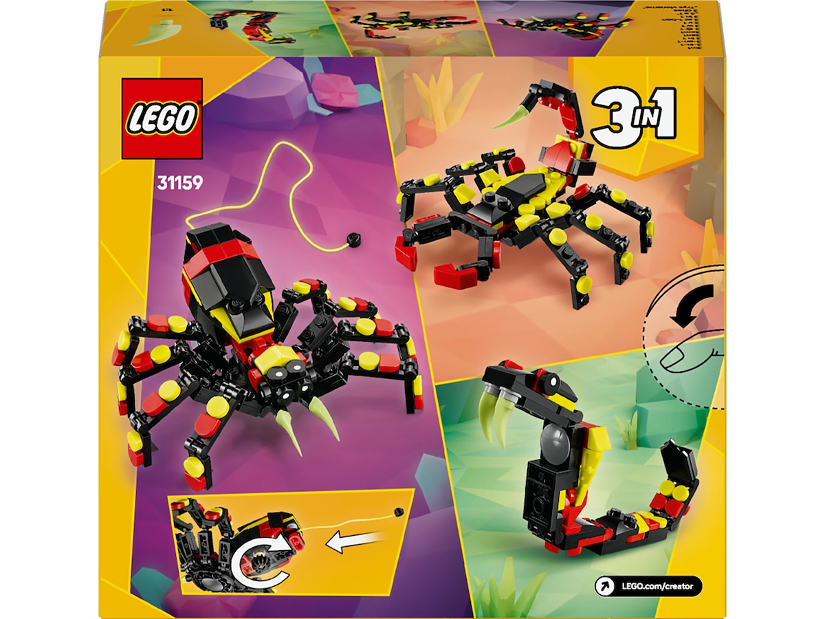 LEGO Creator ville dyr: overraskende edderkopp 31159 LEGO