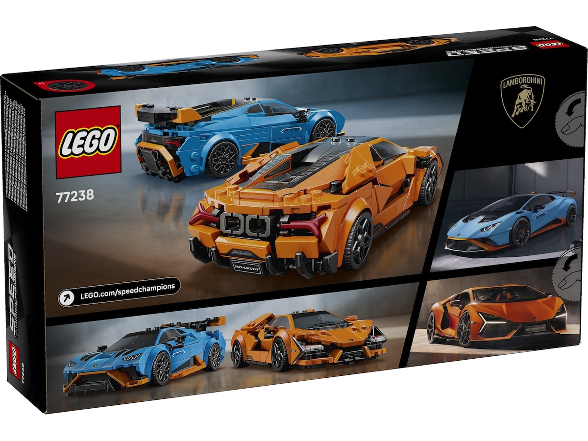 LEGO Speed Champions Lamborghini Revuelto og Huracán STO 77238 LEGO