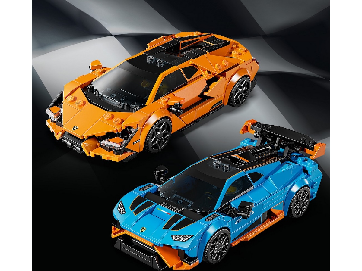 LEGO Speed Champions Lamborghini Revuelto og Huracán STO 77238 LEGO