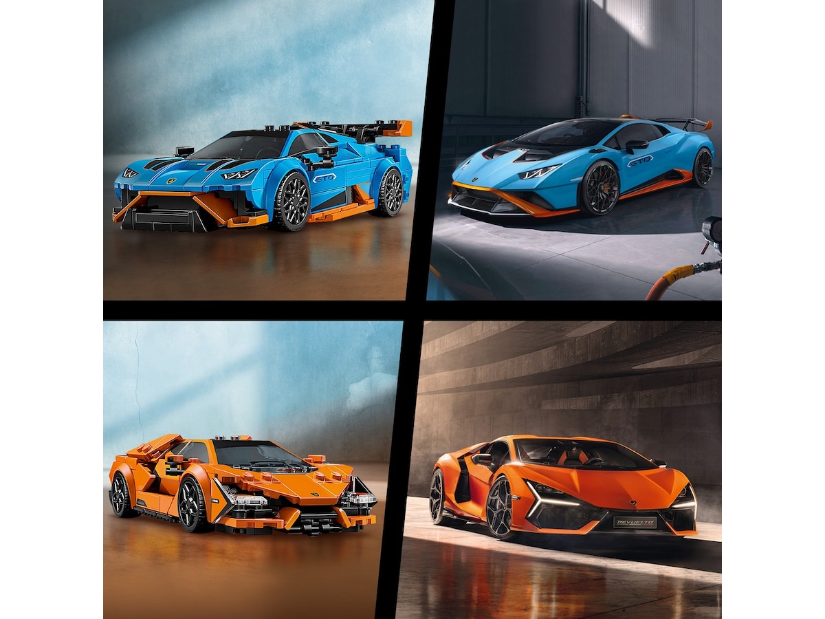 LEGO Speed Champions Lamborghini Revuelto og Huracán STO 77238 LEGO