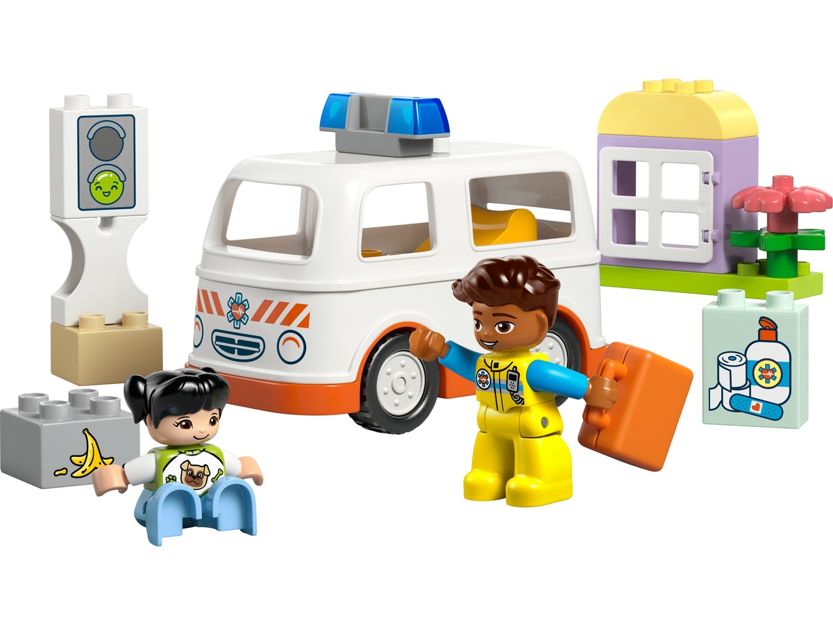 LEGO DUPLO Town ambulanse og sjåfør 10447 LEGO