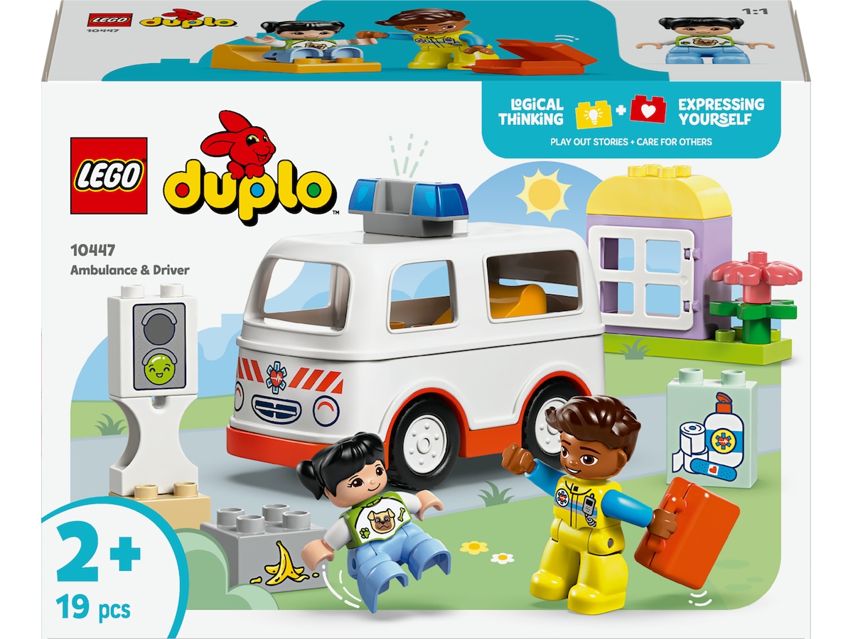 LEGO DUPLO Town ambulanse og sjåfør 10447 LEGO