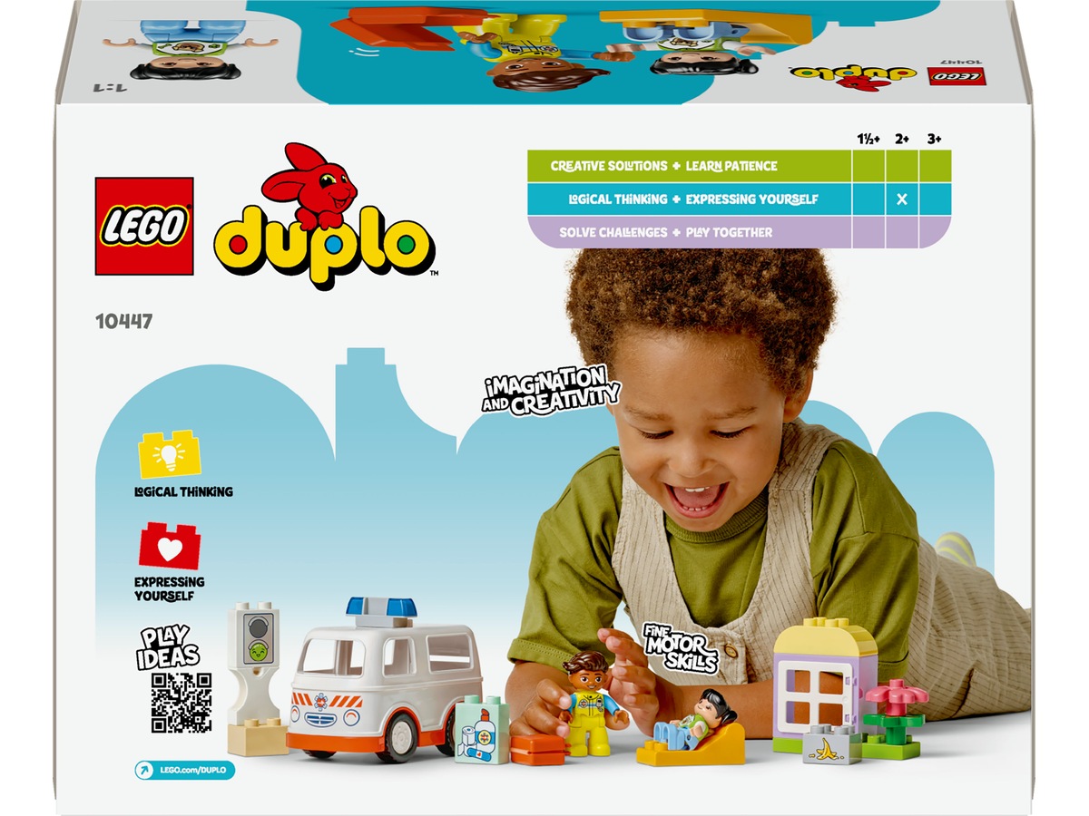 LEGO DUPLO Town ambulanse og sjåfør 10447 LEGO