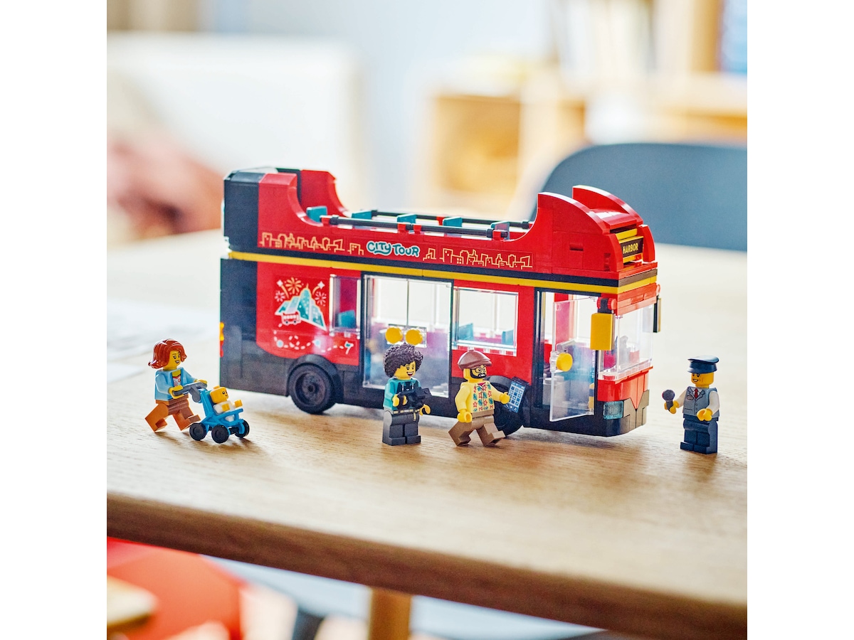 LEGO City 60407 dobbeltdekker for sightseeing (rød) LEGO