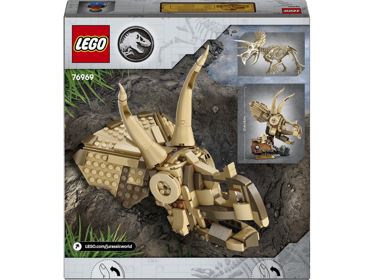LEGO Jurassic World dinosaurfossiler: triceratops-hodeskalle 76969 LEGO