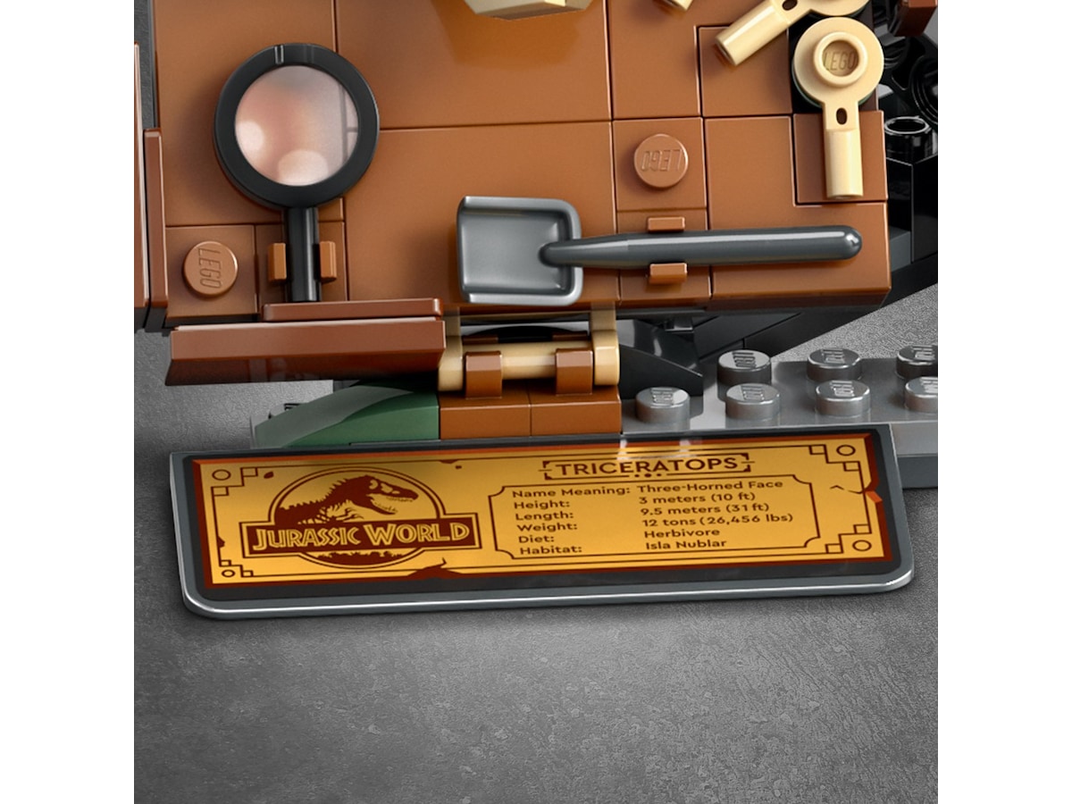 LEGO Jurassic World dinosaurfossiler: triceratops-hodeskalle 76969 LEGO