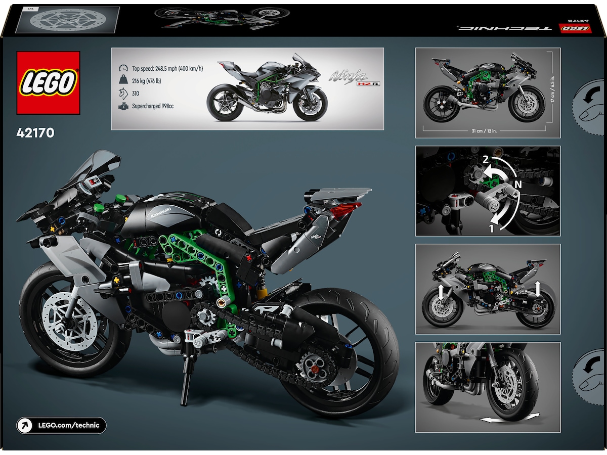 LEGO Technic Kawasaki Ninja H2R motorsykkel 42170 LEGO