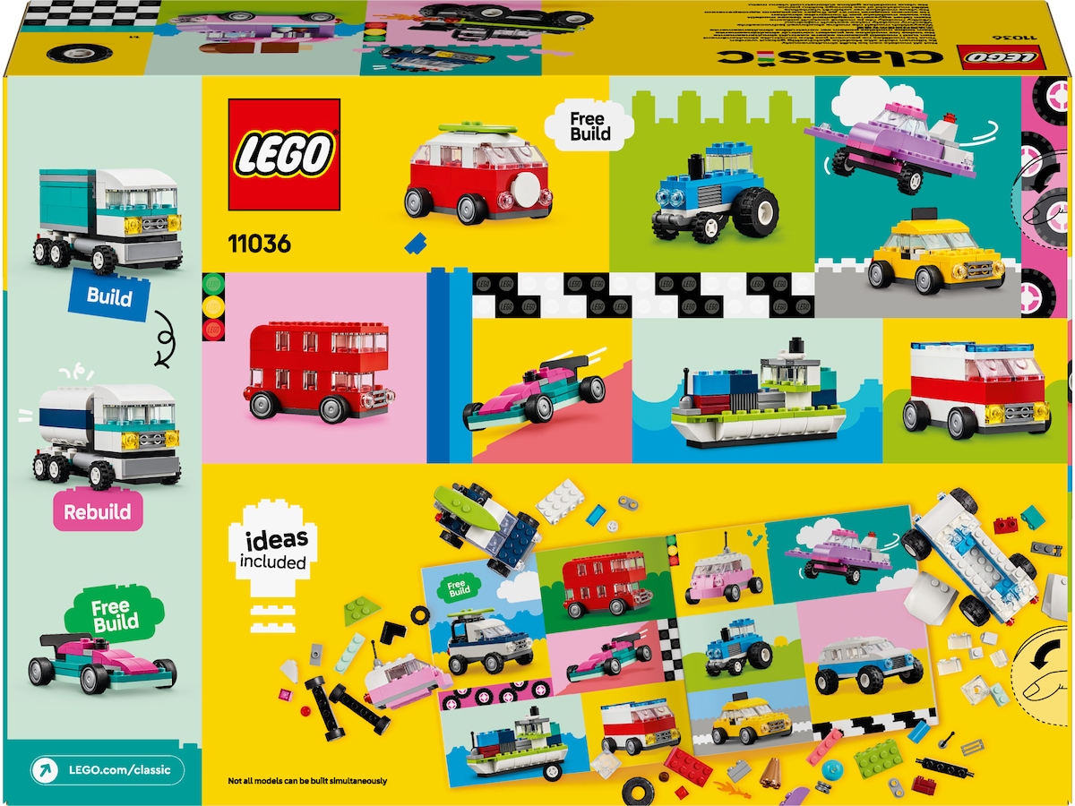 LEGO Classic kreative kjøretøy 11036 LEGO