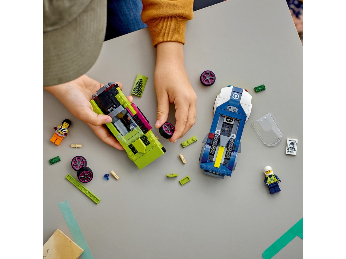 LEGO City politijakt med politibil og muskelbil 60415 LEGO