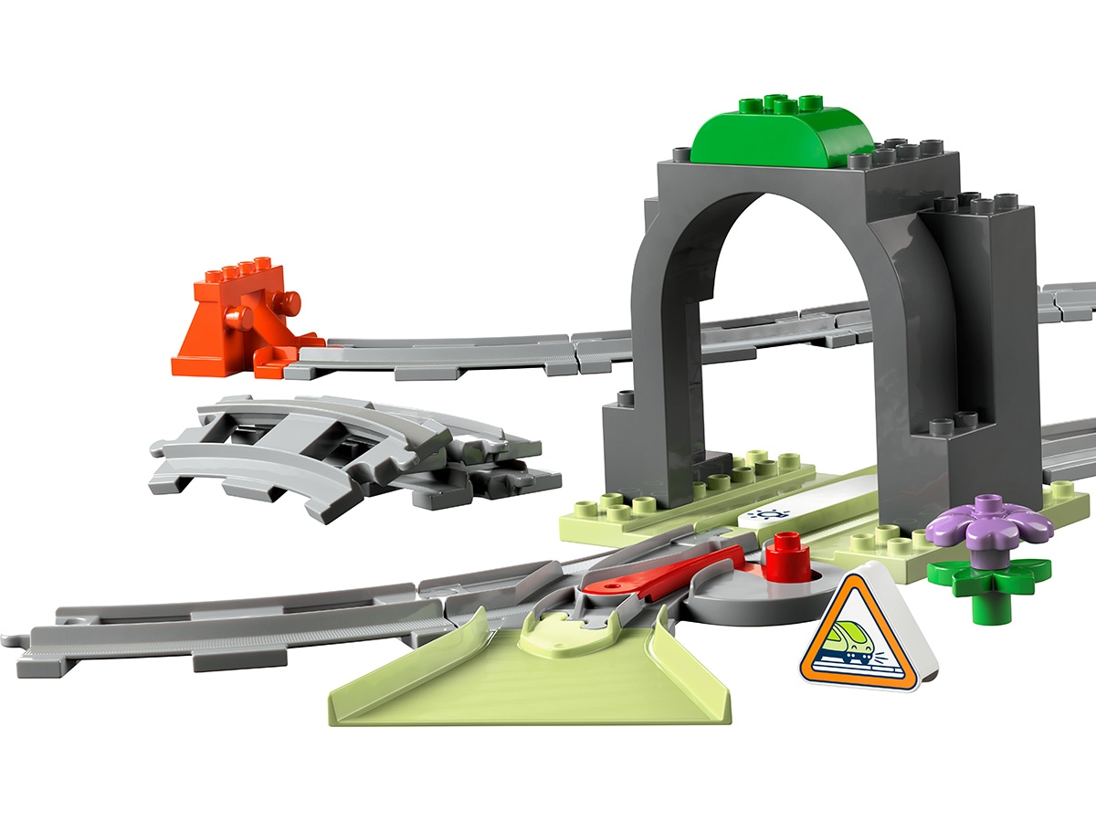 LEGO DUPLO Town 10425 togtunnel og skinner – utvidelsessett LEGO