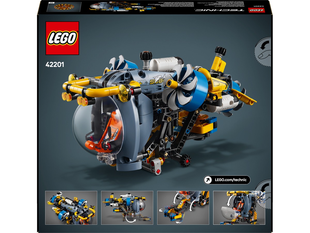 LEGO Technic ubåt for dyphavsforskning 42201 LEGO